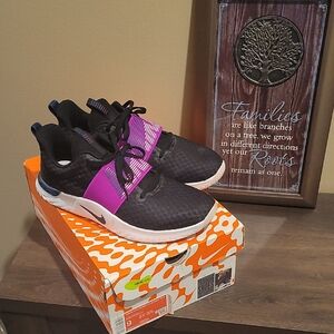 Nike Black and Pink Athletic Shoes